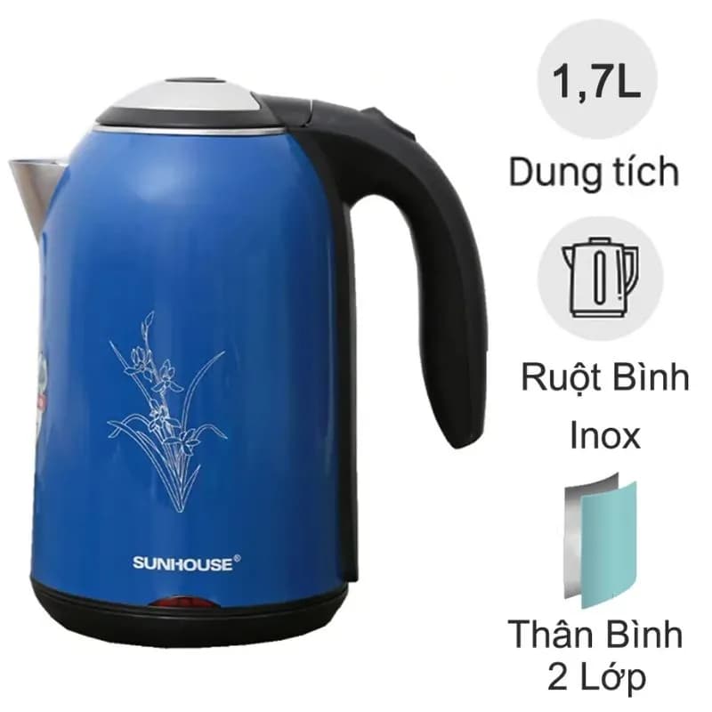 Bình đun siêu tốc Sunhouse Mama 2 lít SHD1379 - Giá rẻ nhất hôm nay - Ảnh 2