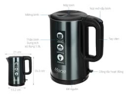 Bình đun siêu tốc Sunhouse Mama 2 lít SHD1379 - Giá rẻ nhất hôm nay - Ảnh 19