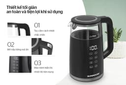Bình đun siêu tốc Sunhouse Mama 2 lít SHD1379 - Giá rẻ nhất hôm nay - Ảnh 4