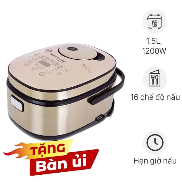 So sánh giá Nồi cơm cao tần Sunhouse Mama 1.5 lít SHD8955 rẻ nhất? - Ảnh 3
