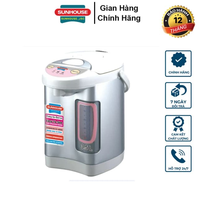 So sánh giá Bình thủy điện Sunhouse SH 1535 3.5 lít rẻ nhất? - Ảnh 13