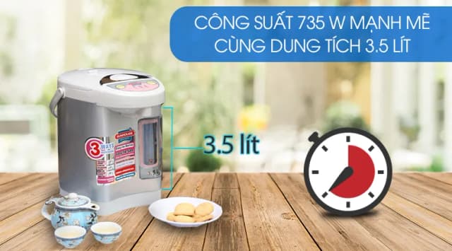 So sánh giá Bình thủy điện Sunhouse SH 1535 3.5 lít rẻ nhất? - Ảnh 6