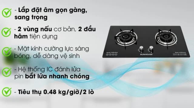Top 1 so sánh giá Bếp ga âm Sunhouse SHB-6636 - Tìm sản phẩm giá rẻ nhất - Ảnh 6