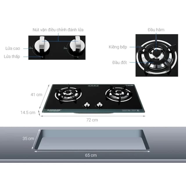 Top 1 so sánh giá Bếp ga âm Sunhouse SHB5548MT - Tìm sản phẩm giá rẻ nhất - Ảnh 10
