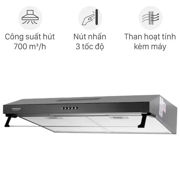 So sánh giá Máy hút mùi âm tủ Sunhouse SHB6118B rẻ nhất? - Ảnh 3