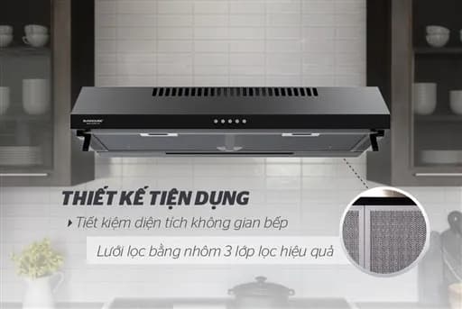 So sánh giá Máy hút mùi âm tủ Sunhouse SHB6118B rẻ nhất? - Ảnh 6