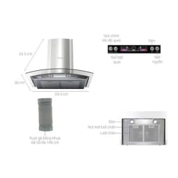 So sánh giá Máy hút mùi kính cong Sunhouse SHB6626 - Tìm sản phẩm giá rẻ nhất - Ảnh 13