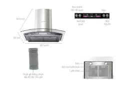 So sánh giá Máy hút mùi kính cong Sunhouse SHB6626 - Tìm sản phẩm giá rẻ nhất - Ảnh 20