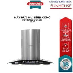 So sánh giá Máy hút mùi kính cong Sunhouse SHB6626 - Tìm sản phẩm giá rẻ nhất - Ảnh 3