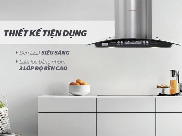 So sánh giá Máy hút mùi kính cong Sunhouse SHB6626 - Tìm sản phẩm giá rẻ nhất - Ảnh 10