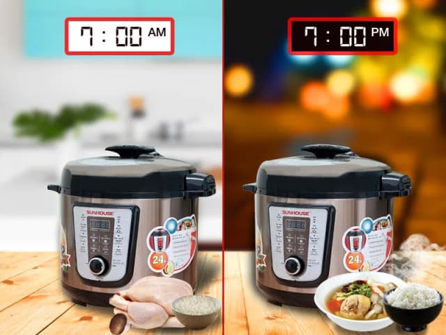 So sánh giá Nồi áp suất điện Sunhouse SHD 1767 6 lít rẻ nhất? - Ảnh 19
