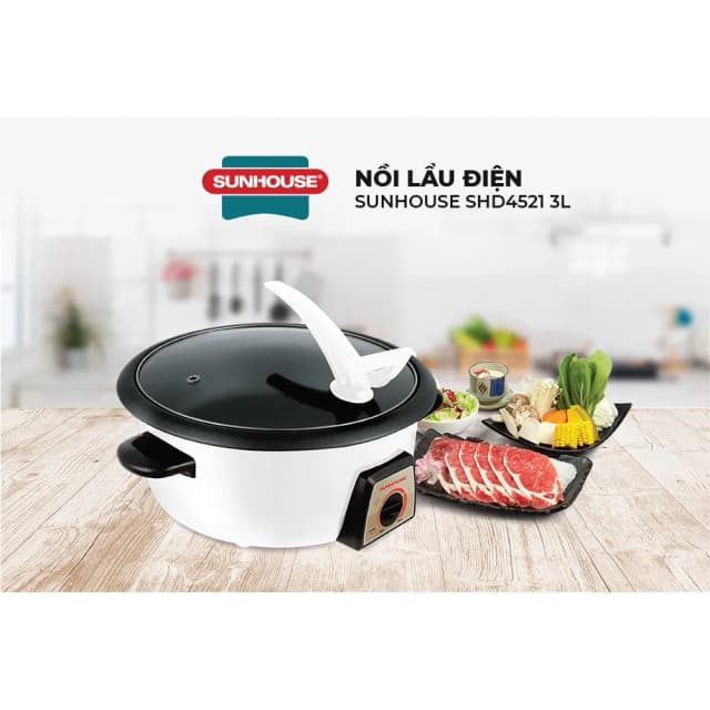 So sánh giá Nồi lẩu điện Sunhouse SHD 4521 3 lít rẻ nhất? - Ảnh 19