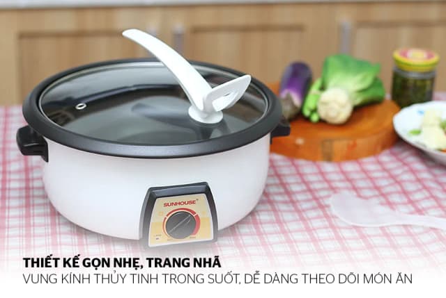 So sánh giá Nồi lẩu điện Sunhouse SHD 4521 3 lít rẻ nhất? - Ảnh 4
