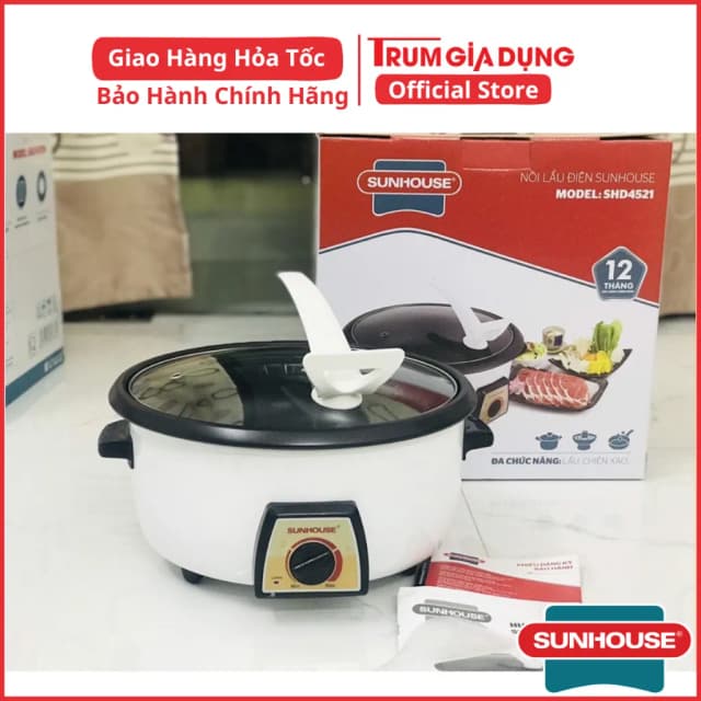 So sánh giá Nồi lẩu điện Sunhouse SHD 4521 3 lít rẻ nhất? - Ảnh 8