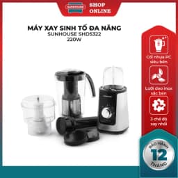 So sánh giá Máy xay sinh tố đa năng Sunhouse SHD 5322 Đen - Tìm sản phẩm giá rẻ nhất - Ảnh 14