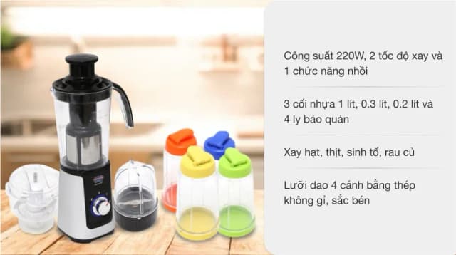 So sánh giá Máy xay sinh tố đa năng Sunhouse SHD-5328 rẻ nhất? - Ảnh 11