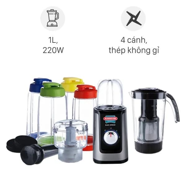 So sánh giá Máy xay sinh tố đa năng Sunhouse SHD-5328 rẻ nhất? - Ảnh 5