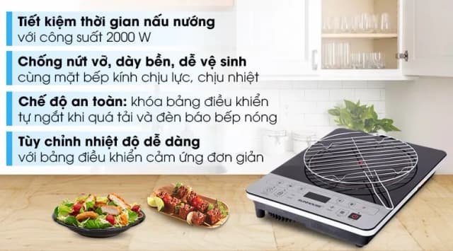 So sánh giá Bếp hồng ngoại đơn Sunhouse SHD 6005(EMC) 2000W rẻ nhất? - Ảnh 7