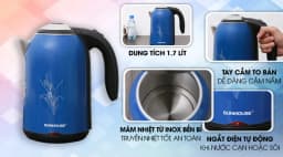 So sánh giá Bình đun siêu tốc Sunhouse 1.7 lít SHD1382B - Tìm sản phẩm giá rẻ nhất - Ảnh 3