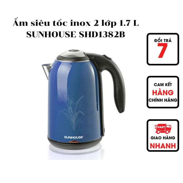 So sánh giá Bình đun siêu tốc Sunhouse 1.7 lít SHD1382B rẻ nhất? - Ảnh 9