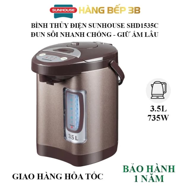 So sánh giá Bình thủy điện Sunhouse SHD1533 3.3 lít rẻ nhất? - Ảnh 16