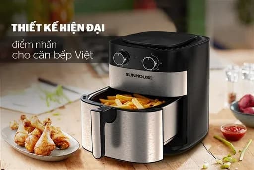 So sánh giá Nồi chiên không dầu Sunhouse 6 lít SHD4026 rẻ nhất? - Ảnh 6