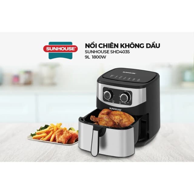 Top 1 so sánh giá Nồi chiên không dầu Sunhouse 9 lít SHD4035 - Tìm sản phẩm giá rẻ nhất - Ảnh 15