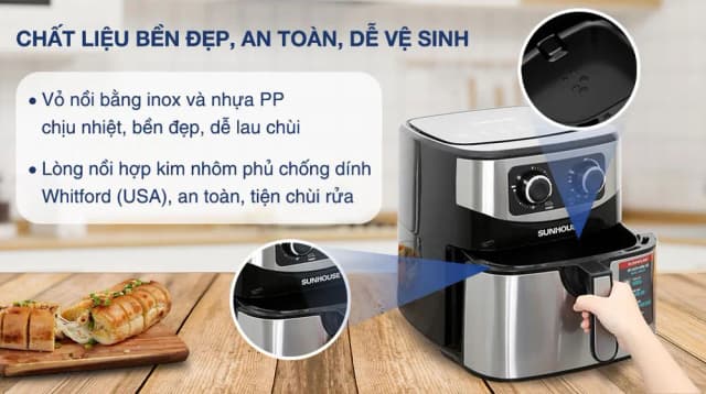 Top 1 so sánh giá Nồi chiên không dầu Sunhouse 9 lít SHD4035 - Tìm sản phẩm giá rẻ nhất - Ảnh 20