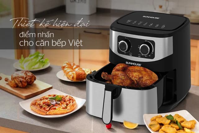 Top 1 so sánh giá Nồi chiên không dầu Sunhouse 9 lít SHD4035 - Tìm sản phẩm giá rẻ nhất - Ảnh 3