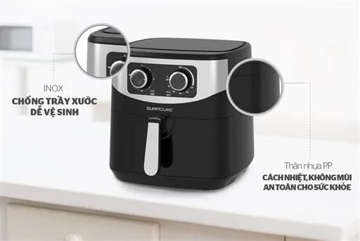 So sánh giá Nồi chiên không dầu Sunhouse 6 lít SHD4062 rẻ nhất? - Ảnh 13