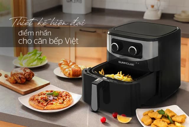 So sánh giá Nồi chiên không dầu Sunhouse 6 lít SHD4062 rẻ nhất? - Ảnh 3