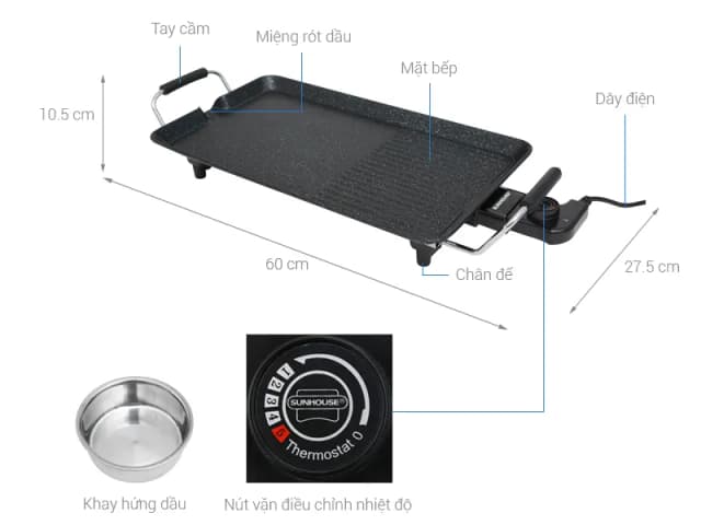 So sánh giá Bếp nướng điện Sunhouse SHD4600 rẻ nhất? - Ảnh 14