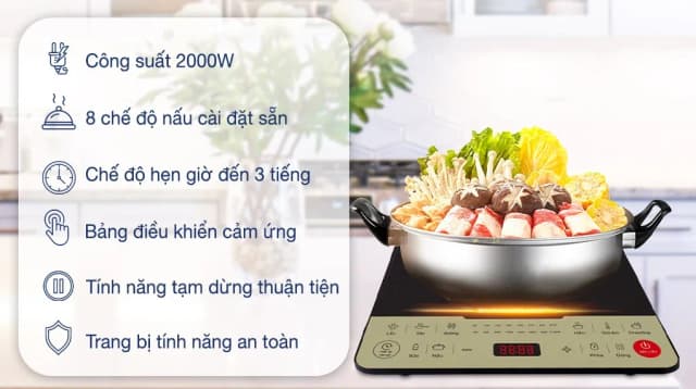 So sánh giá Bếp từ đơn Sunhouse SHD6867 2000W rẻ nhất? - Ảnh 12
