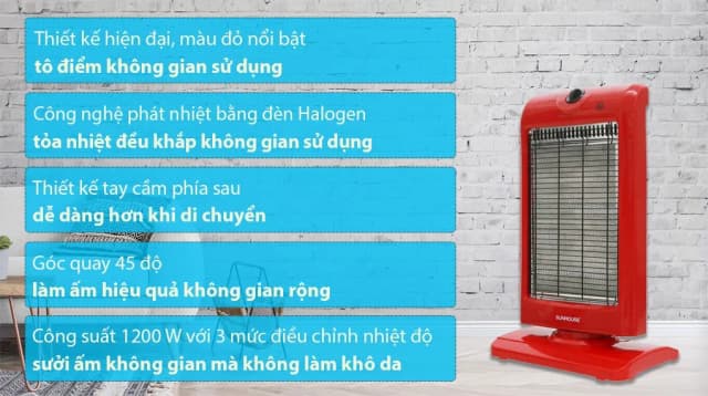 So sánh giá Quạt sưởi halogen Sunhouse SHD7016 rẻ nhất? - Ảnh 9