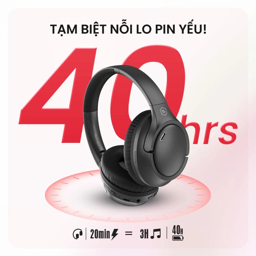 Tai nghe Bluetooth chụp tai Alpha Works AW LITE 600 - Giá rẻ nhất hôm nay - Ảnh 9