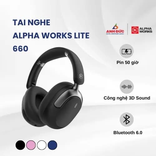 So sánh giá Tai nghe Bluetooth Chụp Tai Alpha Works Lite 660 rẻ nhất? - Ảnh 10
