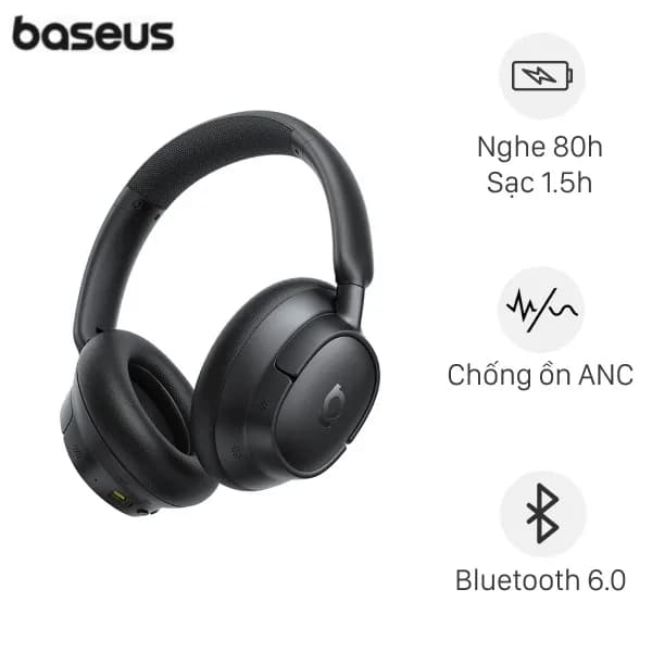 So sánh giá Tai nghe Bluetooth Chụp Tai Baseus Bass BH1 NC - Tìm sản phẩm giá rẻ nhất - Ảnh 3