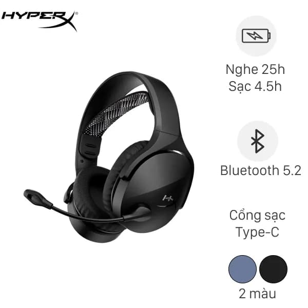 So sánh giá Tai nghe Bluetooth Chụp Tai Gaming HP HyperX Cloud Jet rẻ nhất? - Ảnh 2