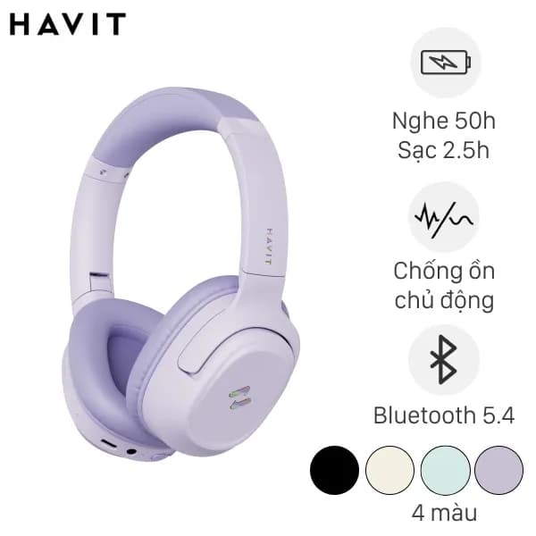 So sánh giá Tai nghe Bluetooth Chụp Tai Havit H612BT Pro rẻ nhất? - Ảnh 5
