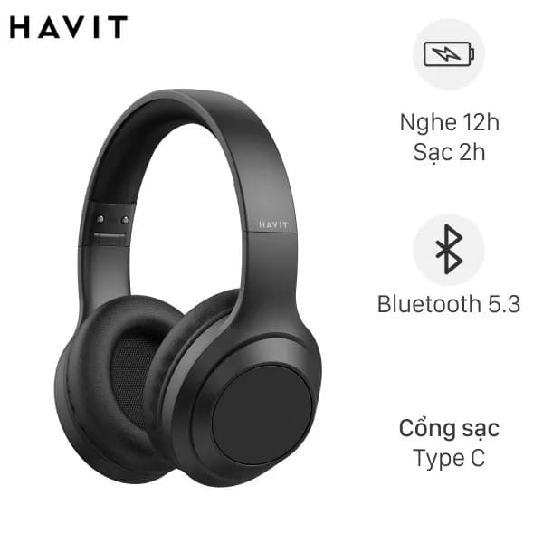 So sánh giá Tai nghe Bluetooth Chụp Tai Havit H661BT rẻ nhất?