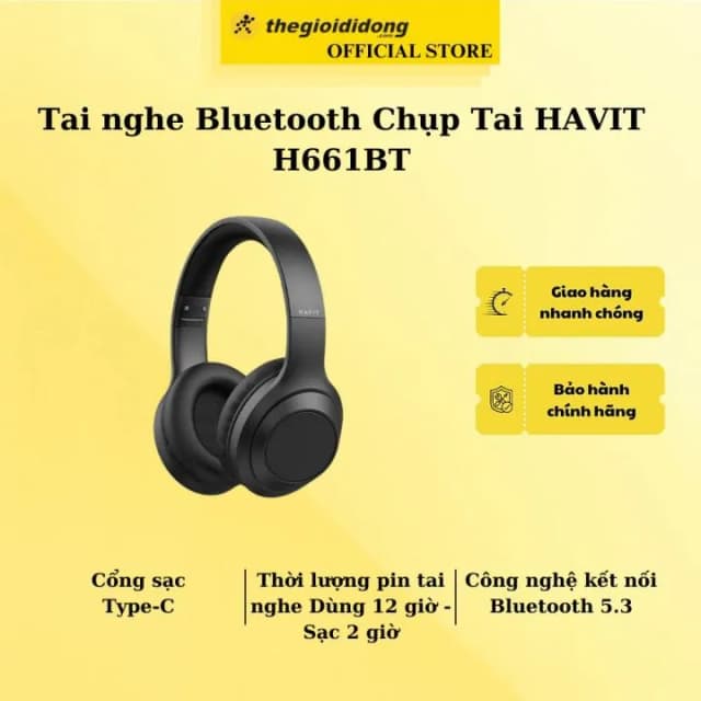 So sánh giá Tai nghe Bluetooth Chụp Tai Havit H661BT rẻ nhất? - Ảnh 5