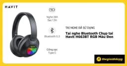 Tai nghe Bluetooth Chụp Tai Havit H663BT - Giá rẻ nhất hôm nay - Ảnh 10