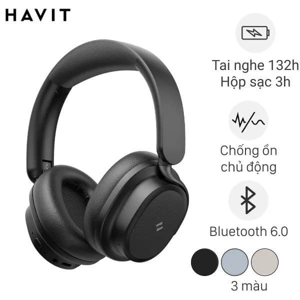 Tai nghe Bluetooth Chụp Tai Havit Space NC01H - Ảnh 1