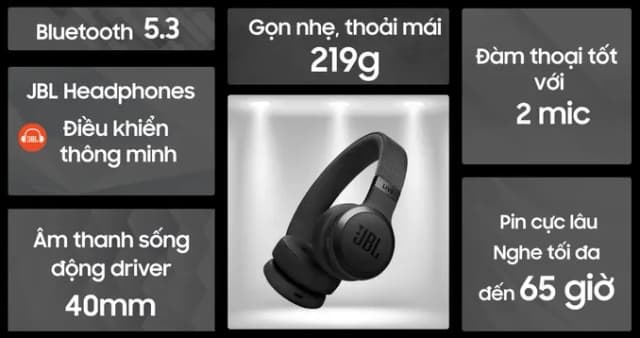 So sánh giá Tai nghe Bluetooth Chụp Tai JBL Live 670NC rẻ nhất? - Ảnh 13