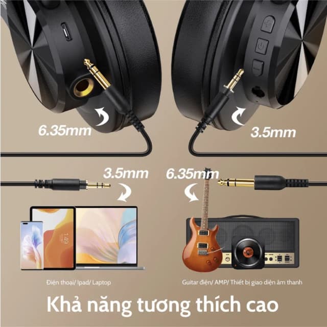 So sánh giá Tai nghe Bluetooth Chụp Tai OneOdio A70 - Đen rẻ nhất? - Ảnh 15