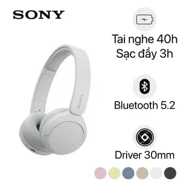 So sánh giá Tai nghe Bluetooth Chụp Tai Sony WH-CH520 rẻ nhất? - Ảnh 2