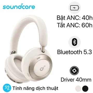 So sánh giá Tai nghe Bluetooth Chụp Tai Soundcore Space One Pro A3062 rẻ nhất? - Ảnh 4