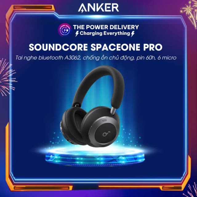 So sánh giá Tai nghe Bluetooth Chụp Tai Soundcore Space One Pro A3062 rẻ nhất? - Ảnh 9