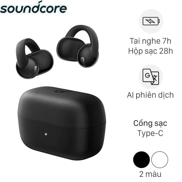 So sánh giá Tai nghe Bluetooth Open-Ear OWS Soundcore C50i D1101 rẻ nhất? - Ảnh 2
