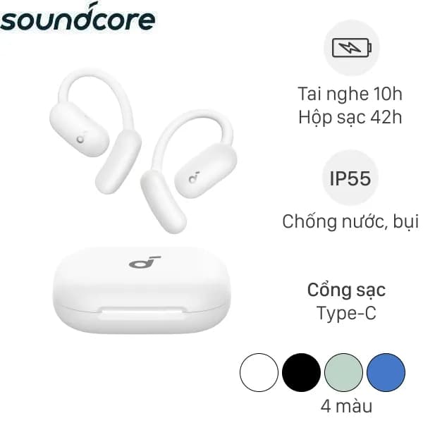 So sánh giá Tai nghe Bluetooth Open-Ear OWS Soundcore C50i D1101 rẻ nhất? - Ảnh 9